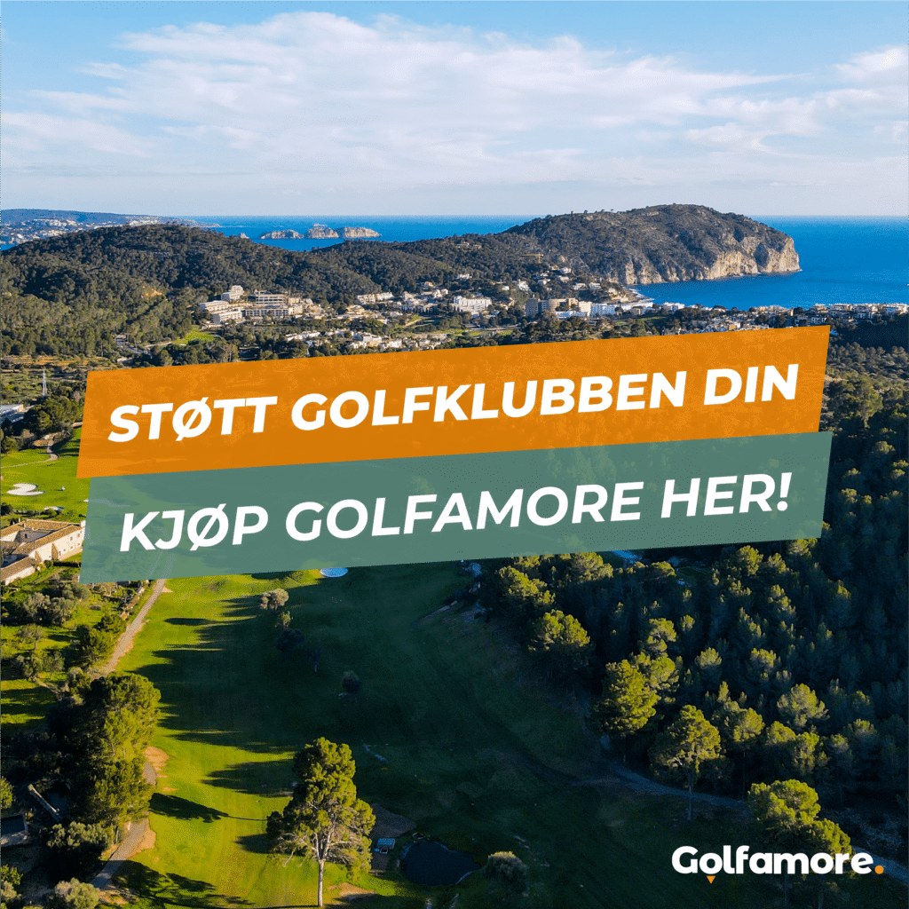 Støtt golfklubben din - Kjøp Golfamore her!